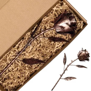Metal Rose Flower Gift for Her
