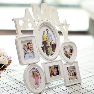 6 Pictures Family Photo Frames Wall Mount