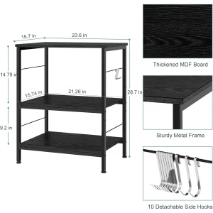 Multi-Purpose 3-Tier Kitchen Cart